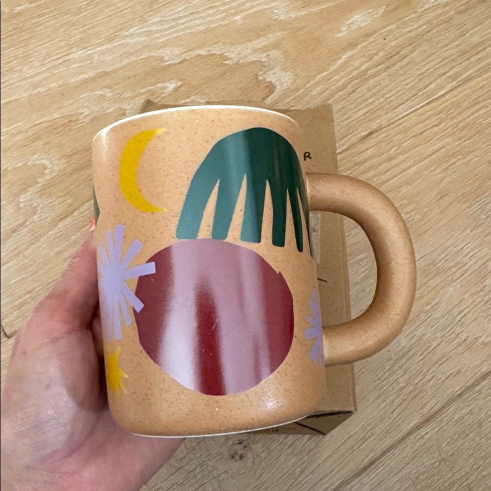 Abstract Patterned Ceramic Mug